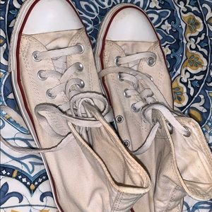 white high top converse